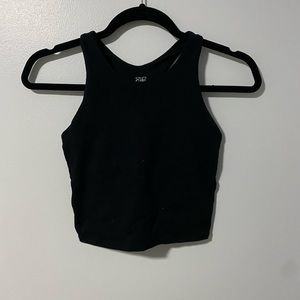 Athleta girl long distance 2.0 black tank